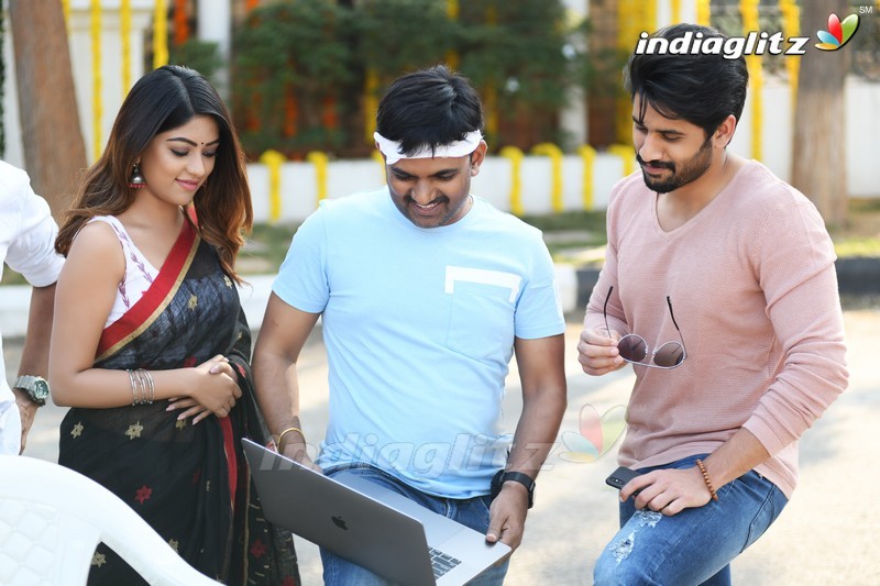 'Shailaja Reddy Alludu' On Location