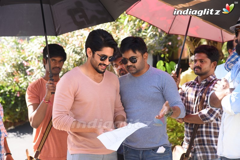 'Shailaja Reddy Alludu' On Location