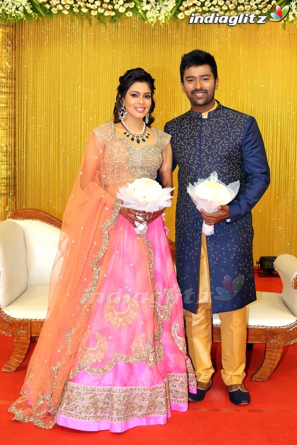 Bhagyaraj's son Shanthan And Keerthi Wedding Reception