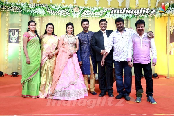 Bhagyaraj's son Shanthan And Keerthi Wedding Reception