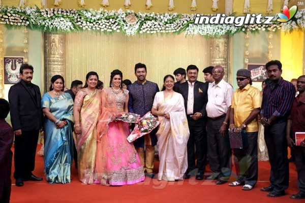 Bhagyaraj's son Shanthan And Keerthi Wedding Reception