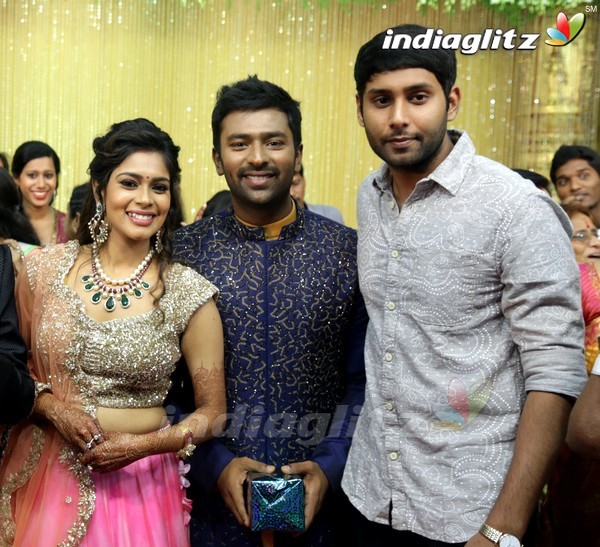 Bhagyaraj's son Shanthan And Keerthi Wedding Reception