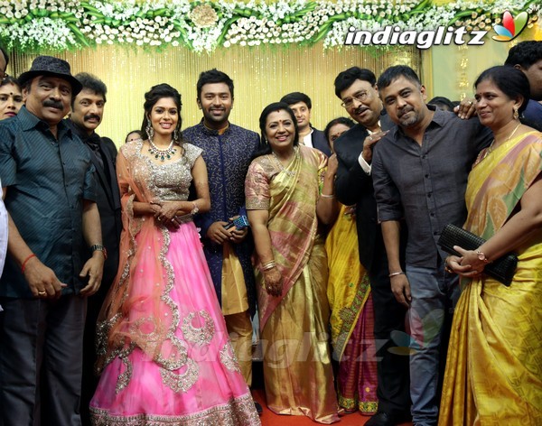 Bhagyaraj's son Shanthan And Keerthi Wedding Reception