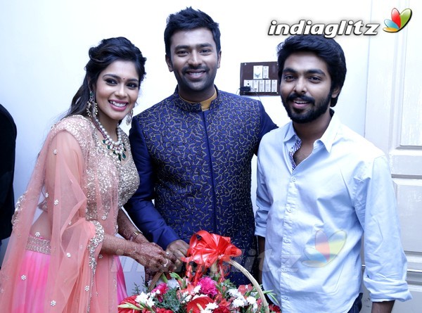 Bhagyaraj's son Shanthan And Keerthi Wedding Reception