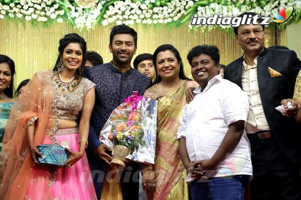 Bhagyaraj's son Shanthan And Keerthi Wedding Reception