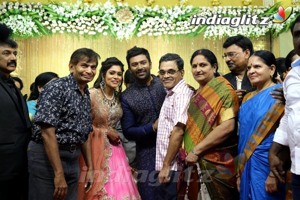 Bhagyaraj's son Shanthan And Keerthi Wedding Reception