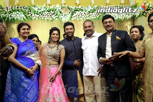 Bhagyaraj's son Shanthan And Keerthi Wedding Reception