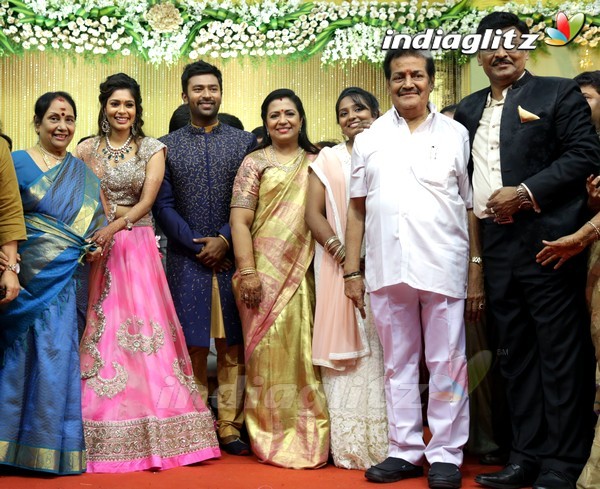 Bhagyaraj's son Shanthan And Keerthi Wedding Reception