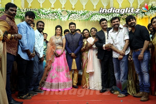 Bhagyaraj's son Shanthan And Keerthi Wedding Reception