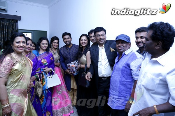 Bhagyaraj's son Shanthan And Keerthi Wedding Reception