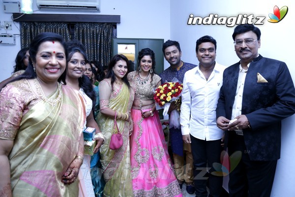 Bhagyaraj's son Shanthan And Keerthi Wedding Reception