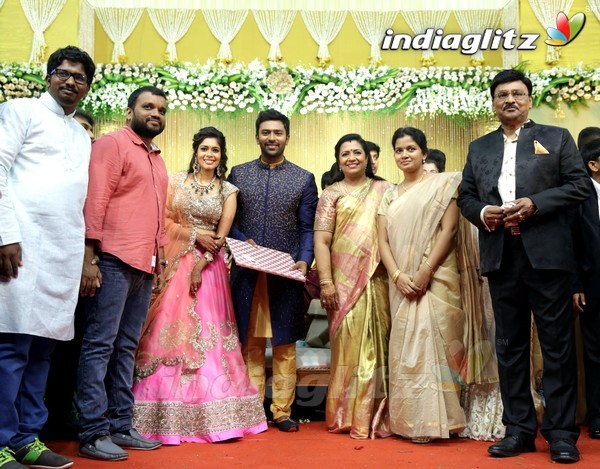 Bhagyaraj's son Shanthan And Keerthi Wedding Reception