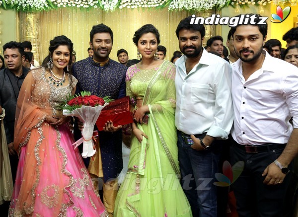 Bhagyaraj's son Shanthan And Keerthi Wedding Reception