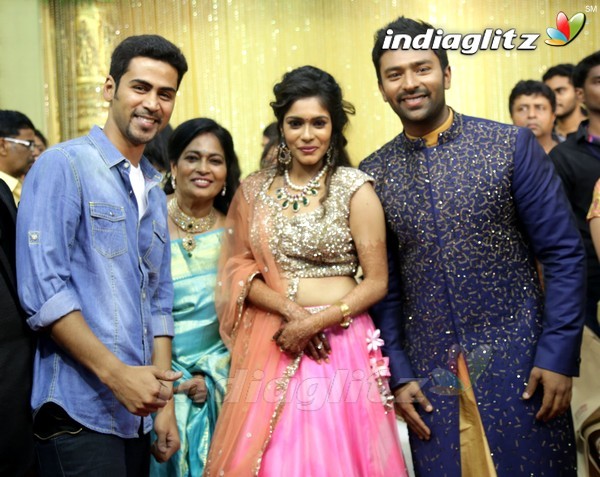 Bhagyaraj's son Shanthan And Keerthi Wedding Reception