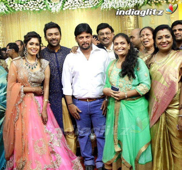 Bhagyaraj's son Shanthan And Keerthi Wedding Reception