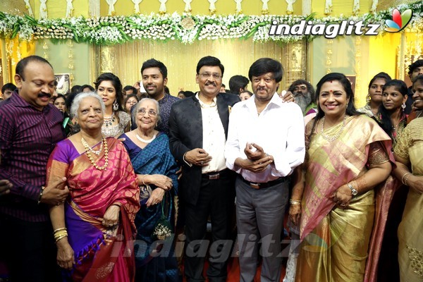 Bhagyaraj's son Shanthan And Keerthi Wedding Reception