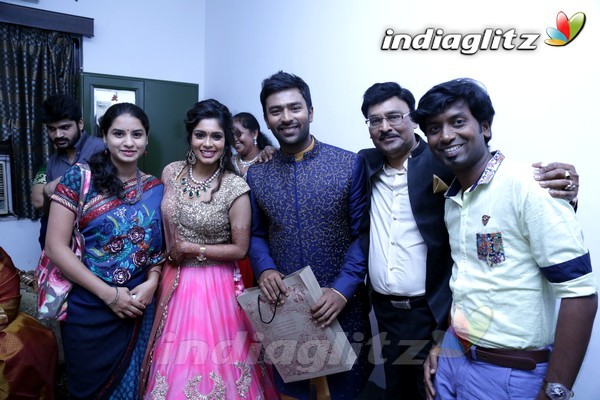 Bhagyaraj's son Shanthan And Keerthi Wedding Reception