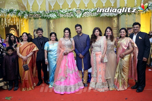 Bhagyaraj's son Shanthan And Keerthi Wedding Reception