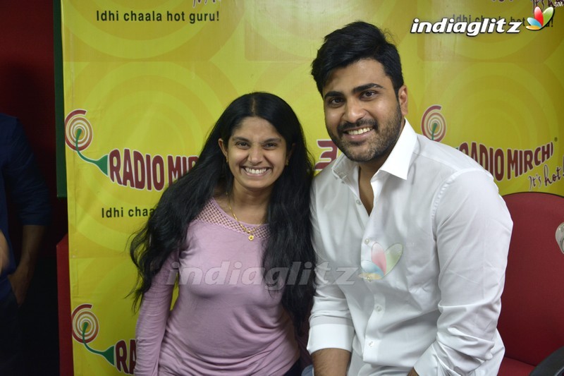 Sharwanand at Radio Mirchi in Vijayawada