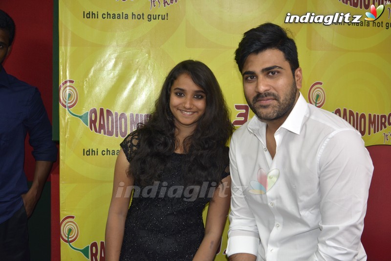 Sharwanand at Radio Mirchi in Vijayawada