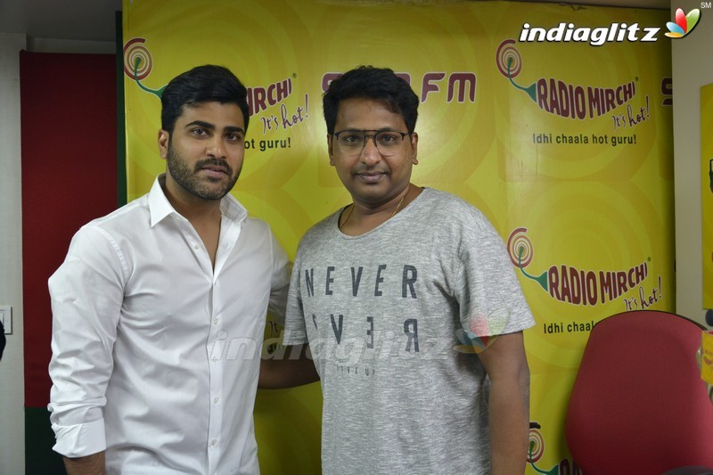 Sharwanand at Radio Mirchi in Vijayawada