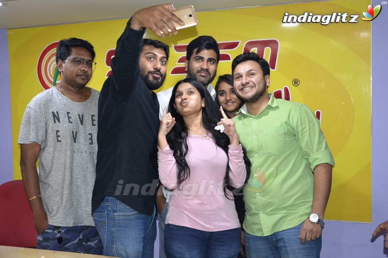 Sharwanand at Radio Mirchi in Vijayawada