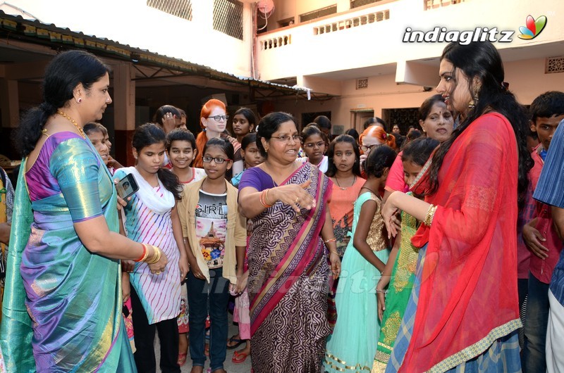 Shivani Rajashekar Birthday Celebrations At Devnar School For The Blind