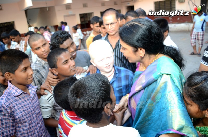 Shivani Rajashekar Birthday Celebrations At Devnar School For The Blind