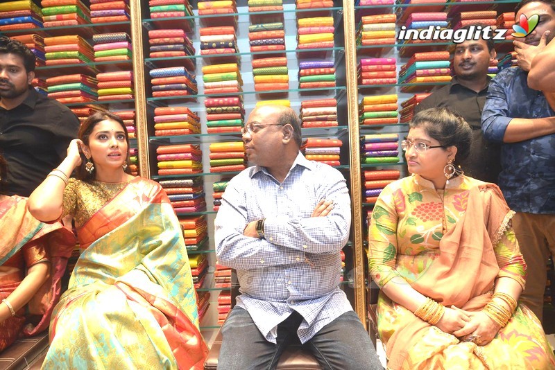 Shriya Saran Launches VRK Silks @ Secunderabad