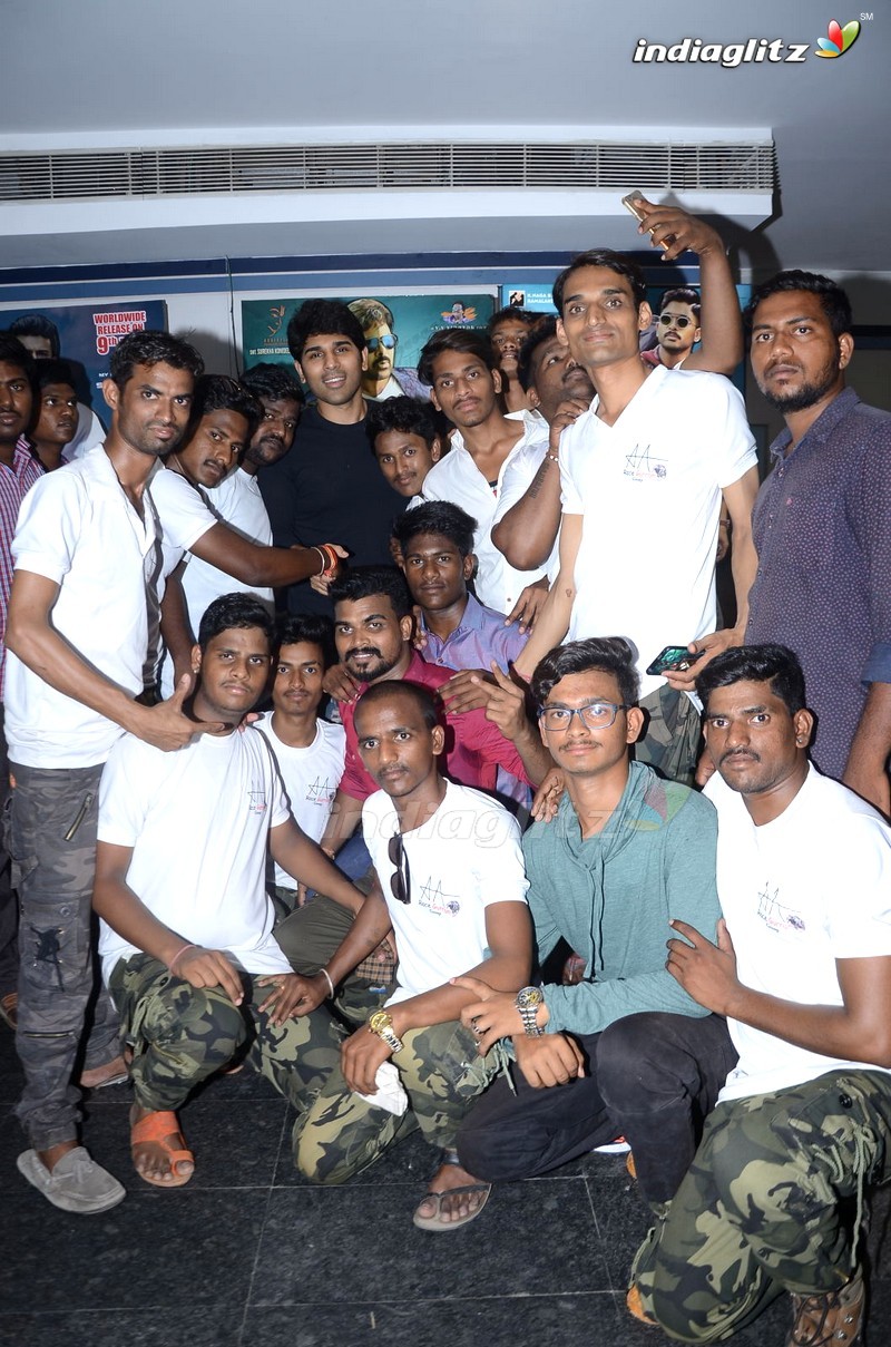 Allu Sirish Celebrates His Birthday Amidst Fans