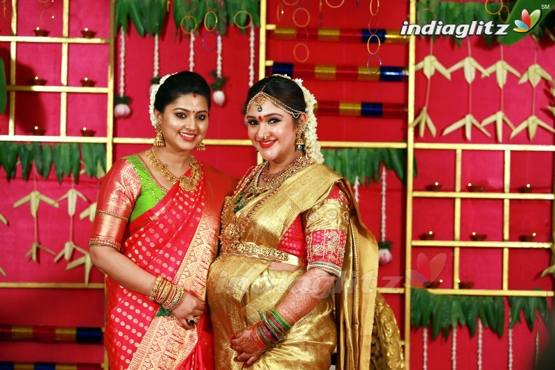 Actress Sridevi Vijayakumar Seemantham Function