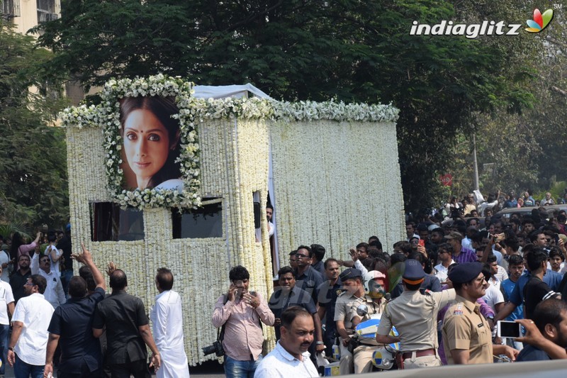 Sridevi's Final Journey