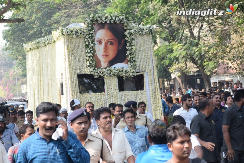 Sridevi's Final Journey