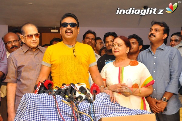 Krishna Watches 'Srimanthudu' With Family