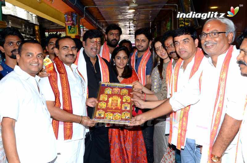 'Srinivasa Kalyanam' Team @ Kanaka Durga Temple, Vijayawada