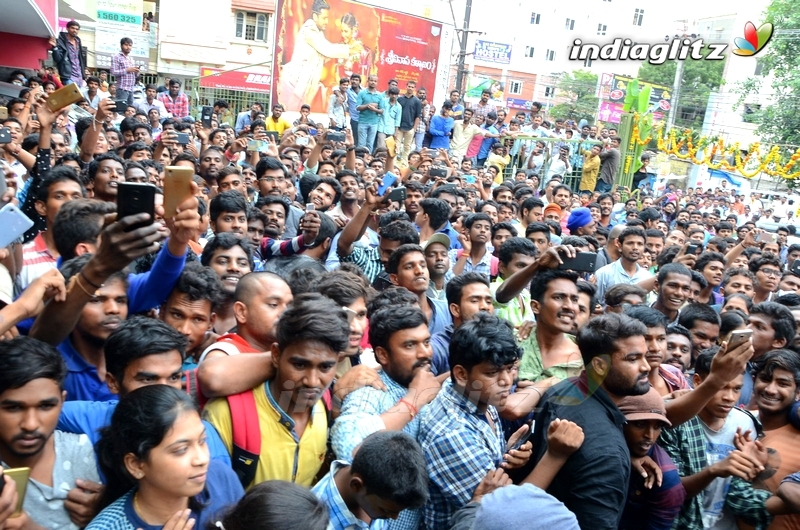 'Srinivasa Kalyanam' Team With Audiences @ Arjun Theater, Kukatpally