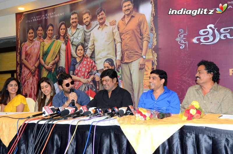 'Srinivasa Kalyanam' Press Meet @ Vijayawada