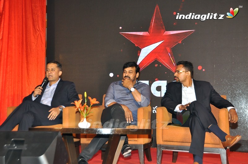 Chiranjeevi @ 'StarMAA' Logo Launch