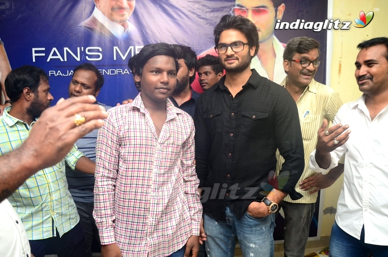 Sudheer Babu Fans Meet at Rajahmundry