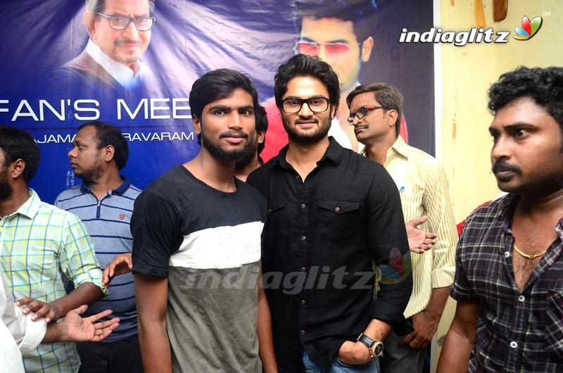 Sudheer Babu Fans Meet at Rajahmundry