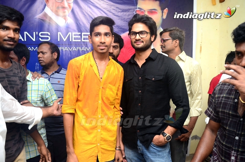 Sudheer Babu Fans Meet at Rajahmundry