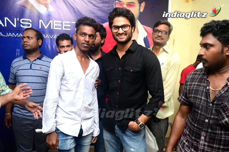 Sudheer Babu Fans Meet at Rajahmundry