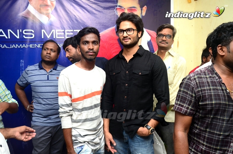 Sudheer Babu Fans Meet at Rajahmundry