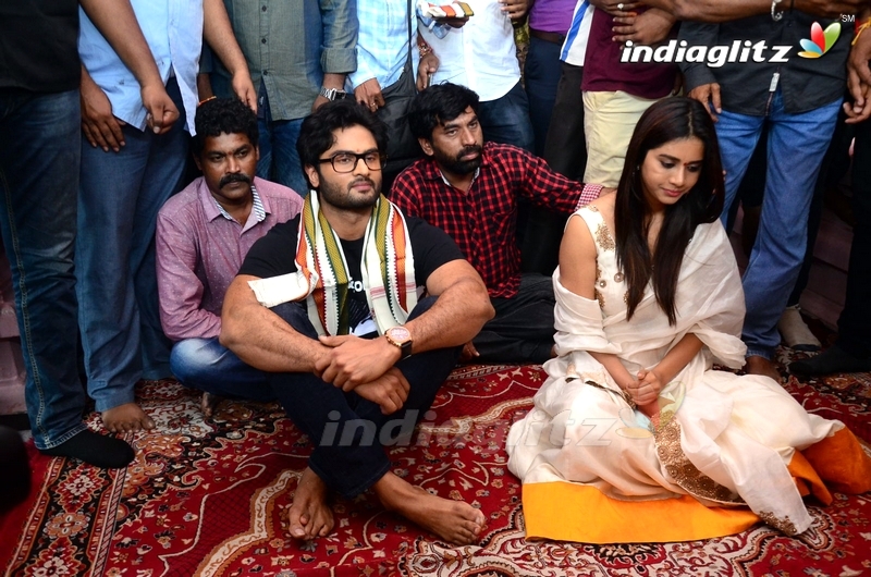 'Nannu Dochukunduvate' Team at Arasavilli Surya Narayana Swamy Temple