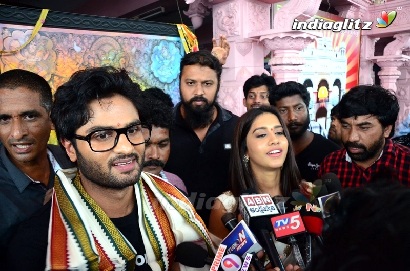 'Nannu Dochukunduvate' Team at Arasavilli Surya Narayana Swamy Temple