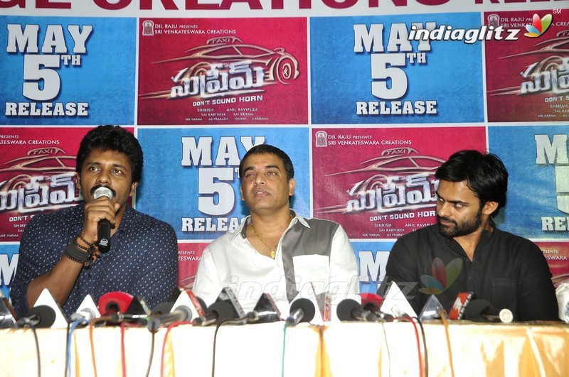 'Supreme' Team Press Meet @ Rajahmundry