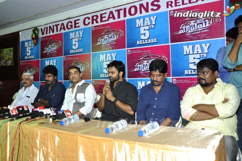 'Supreme' Team Press Meet @ Rajahmundry