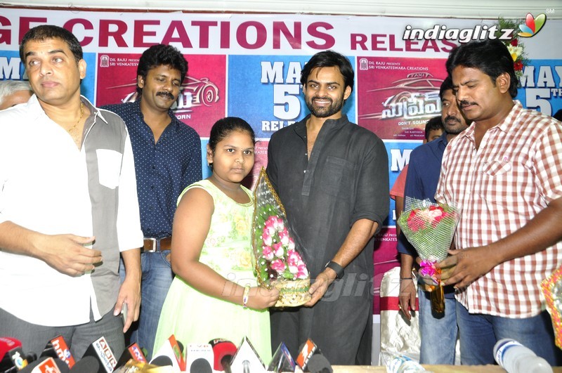 'Supreme' Team Press Meet @ Rajahmundry