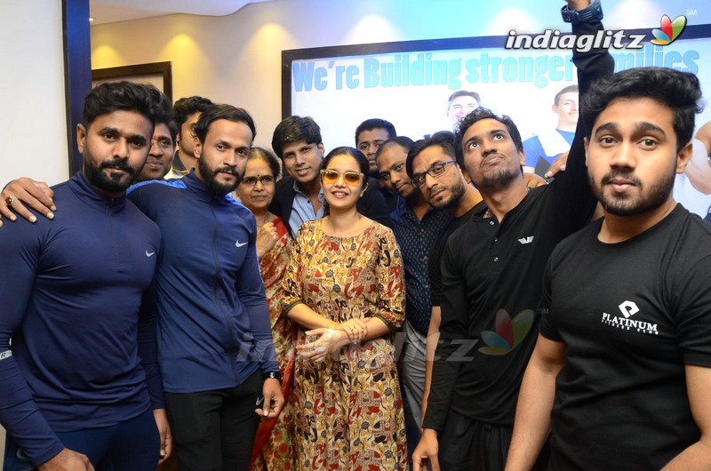 Swathi Launches Platinum Fitness Club at Attapur