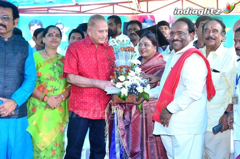 Talasani & MAA Felicitate VijayaNirmala On Receiving Doctorate